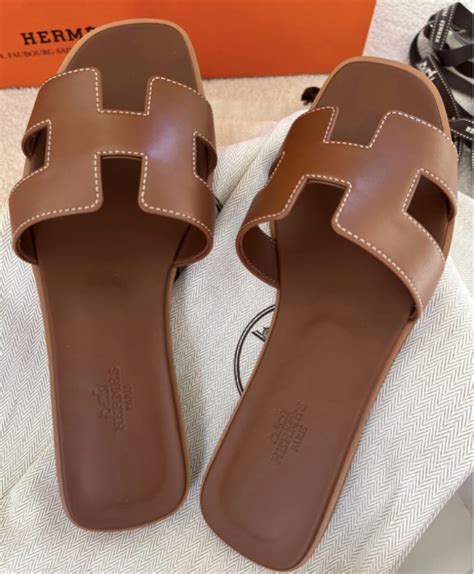 hermes klapki damskie cena|Oran sandal .